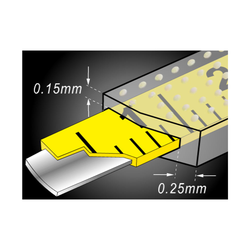 Flessometro con cassa in ABS anti-shock | FG 44/MT3