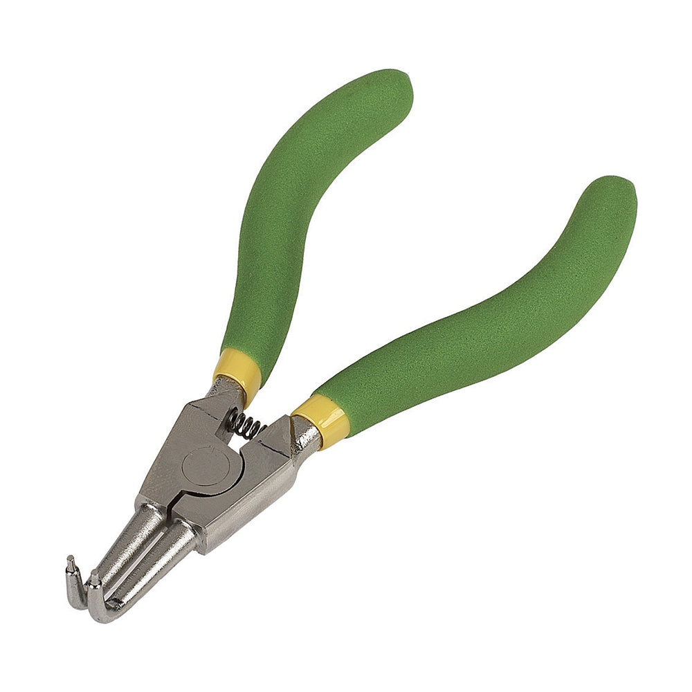 Pinze a becchi curvi 90° per anelli elastici esterni | FG 52/140