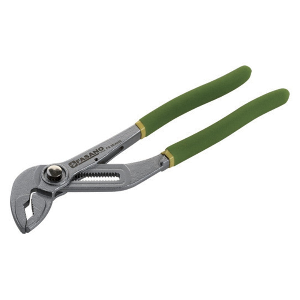 FG 58/A240 PINZA REGOLABILE A CERNIERA CHIUSA CON PULSANTE DI SGANCIO RAPIDO E MANICI RIVESTITI IN DOPPIO PVC ANTI-SCIVOLO