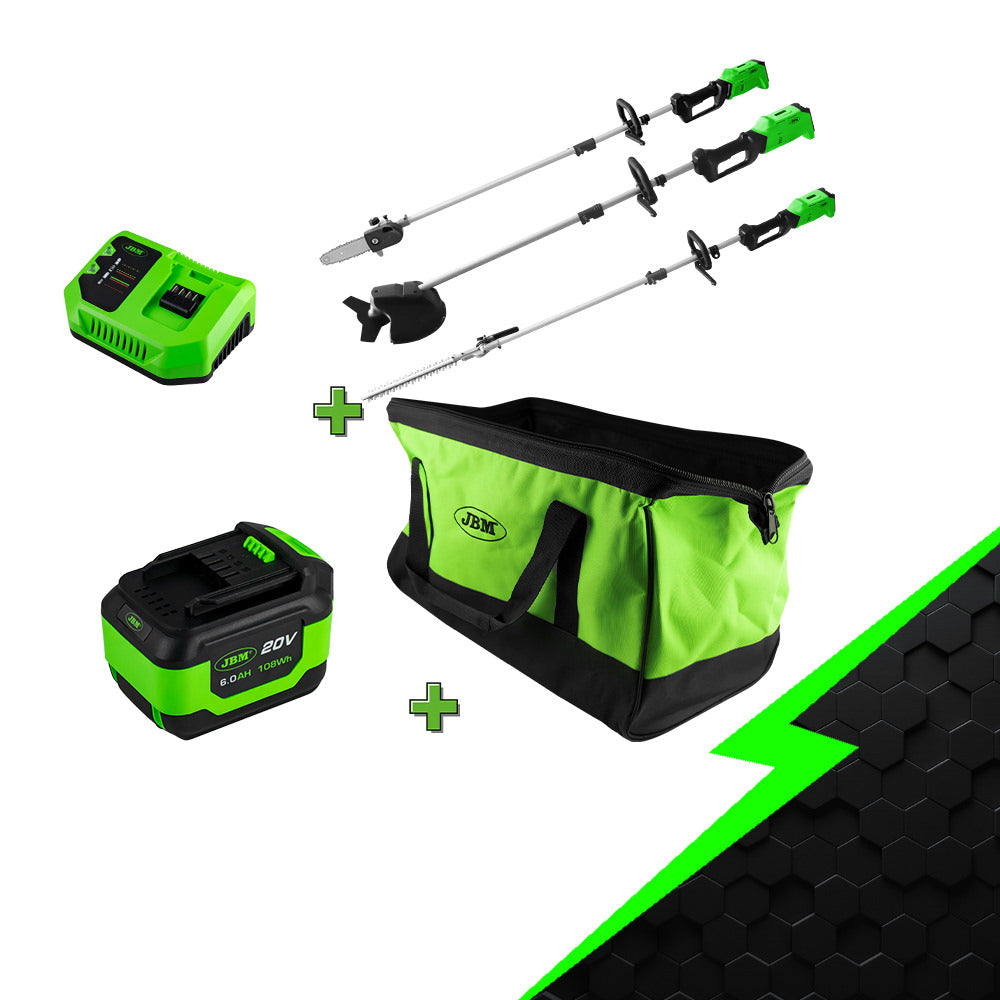 PROMO 60040 MACCHINA DA GIARDINO ELETTRICA MULTIFUNZIONALE + 60015 + 60016 + 53782 | PROMO-60040A