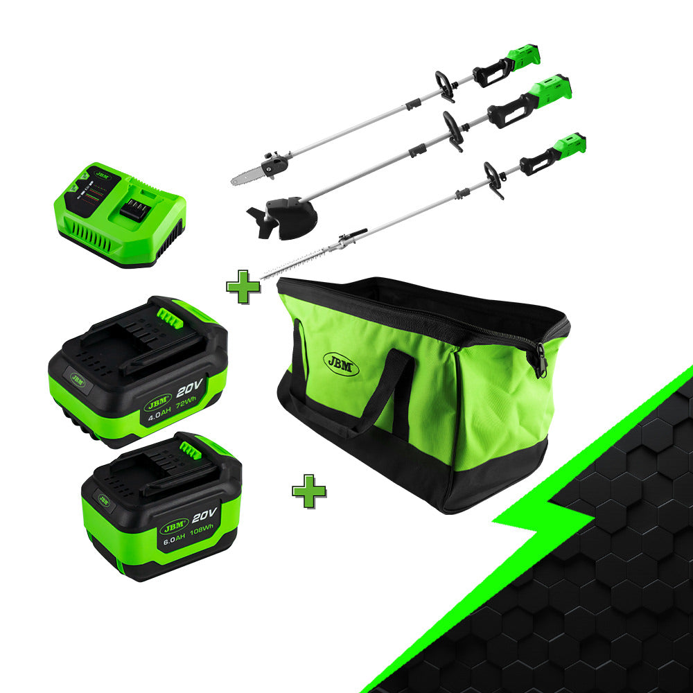 PROMO 60040 MACCHINA DA GIARDINO ELETTRICA MULTIFUNZIONALE + 60013 + 60015 + 60016 + 53782 | PROMO-60040B