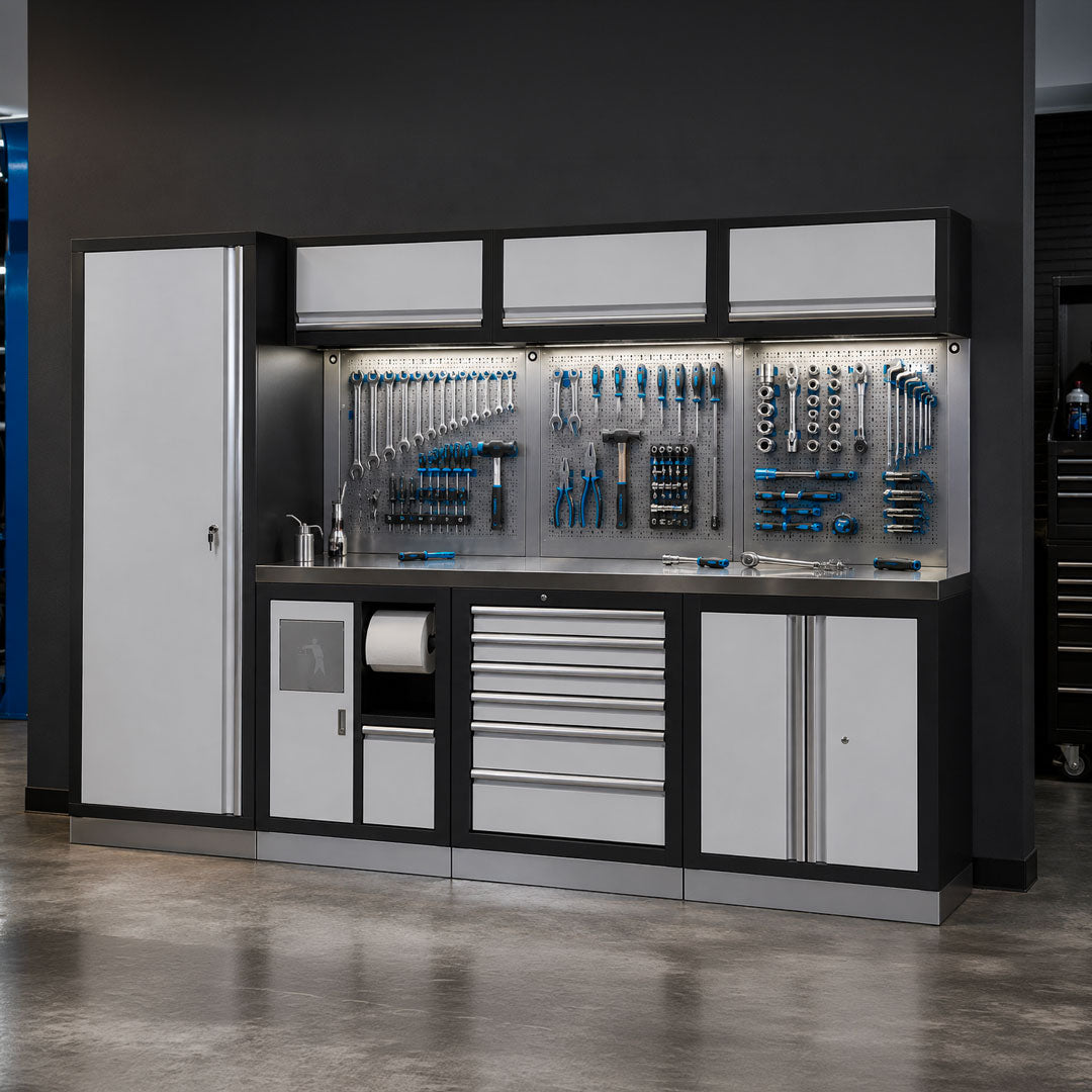 ARREDAMENTO MODULARE PER OFFICINA FERVI 290 UTENSILI INCLUSI | A008G