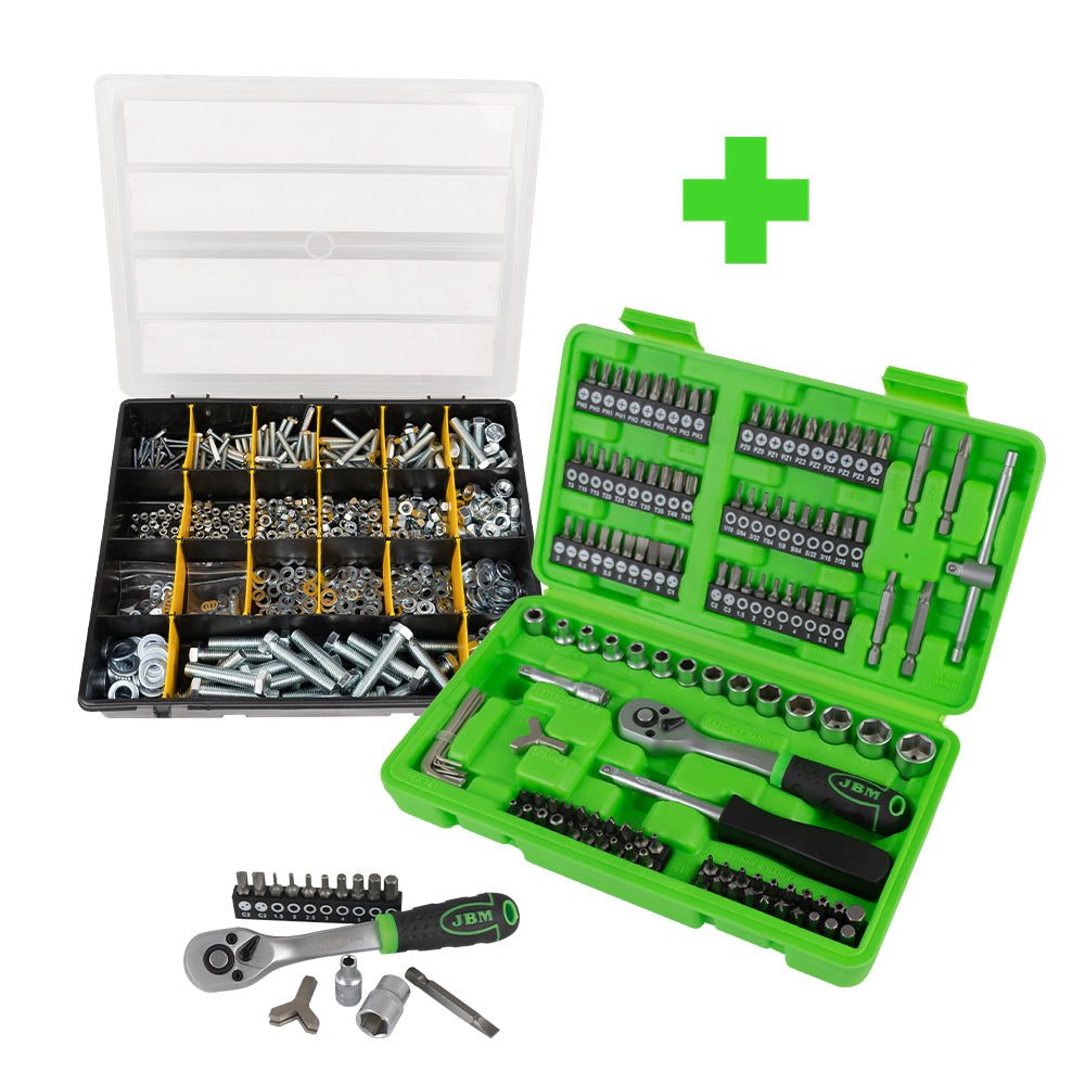 SERIE 367: SET DI INSERTIE E PUNTE 53953 + ASSORTIMENTO DI BULLONI 51804 | SERIE367