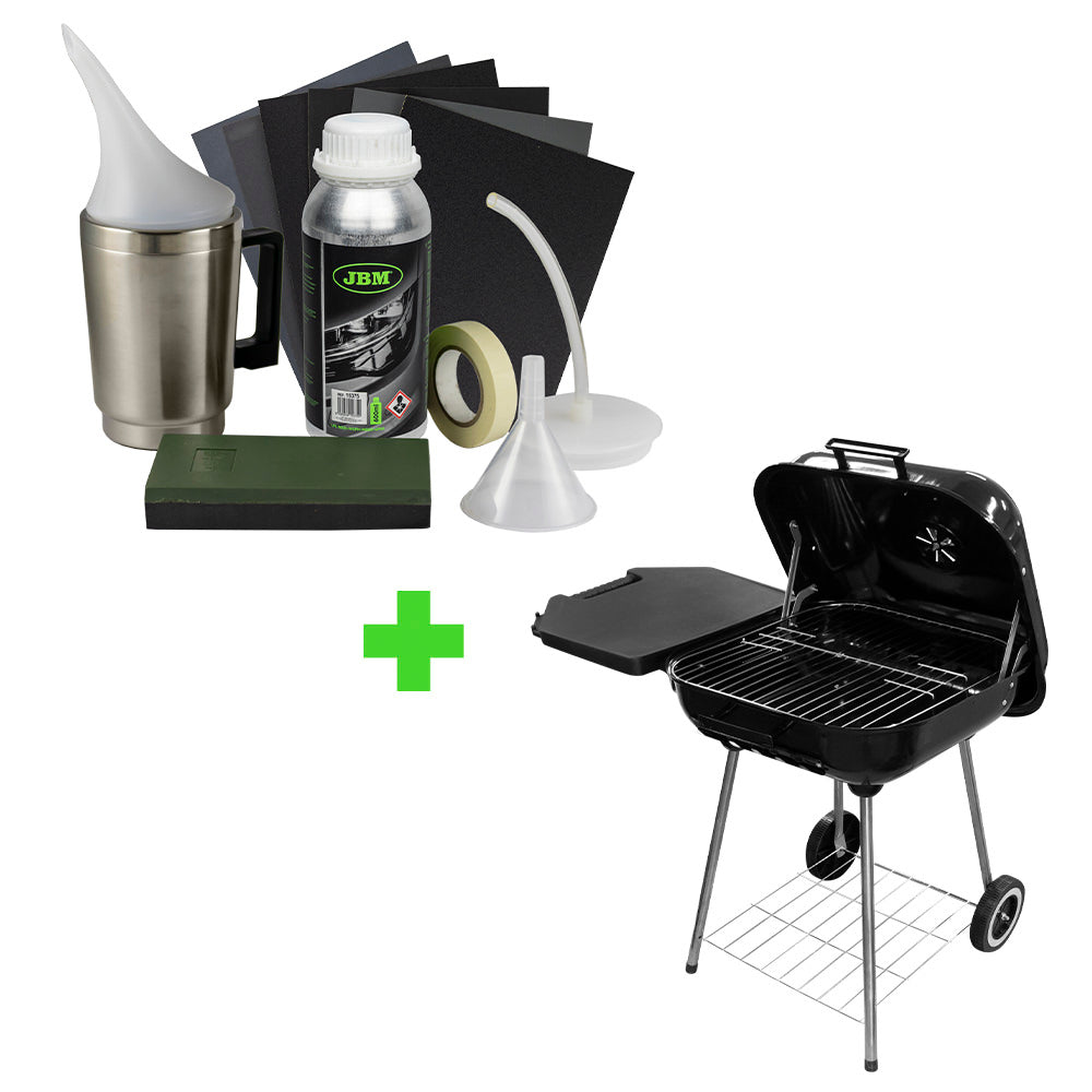 PROMO KIT DI RIPRISTINO FANALI 53673 + GRIGLIA PER BARBECUE 53931 | SERIE383