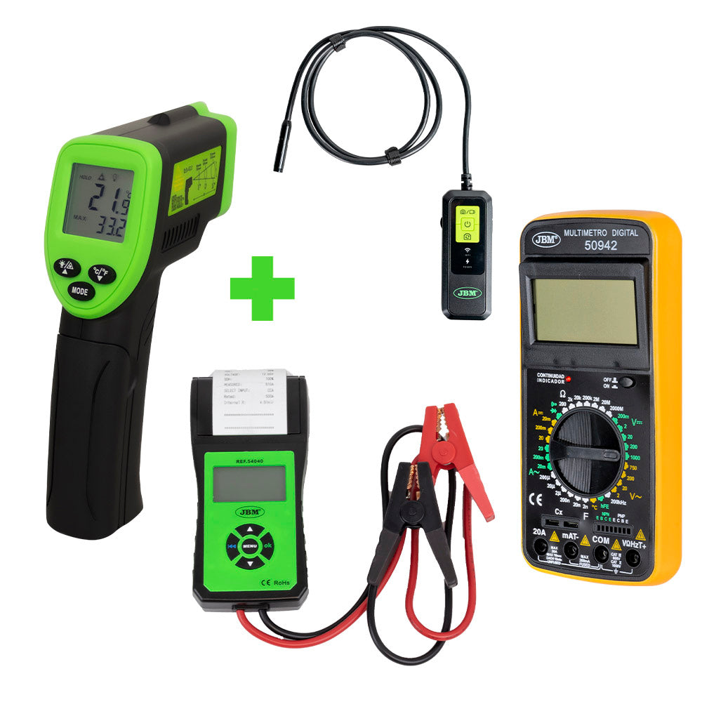 PROMO: TERMOMETRO LASER -50?C A 550?C 52162 + 54706+ 54040 + 50942 | SERIE412