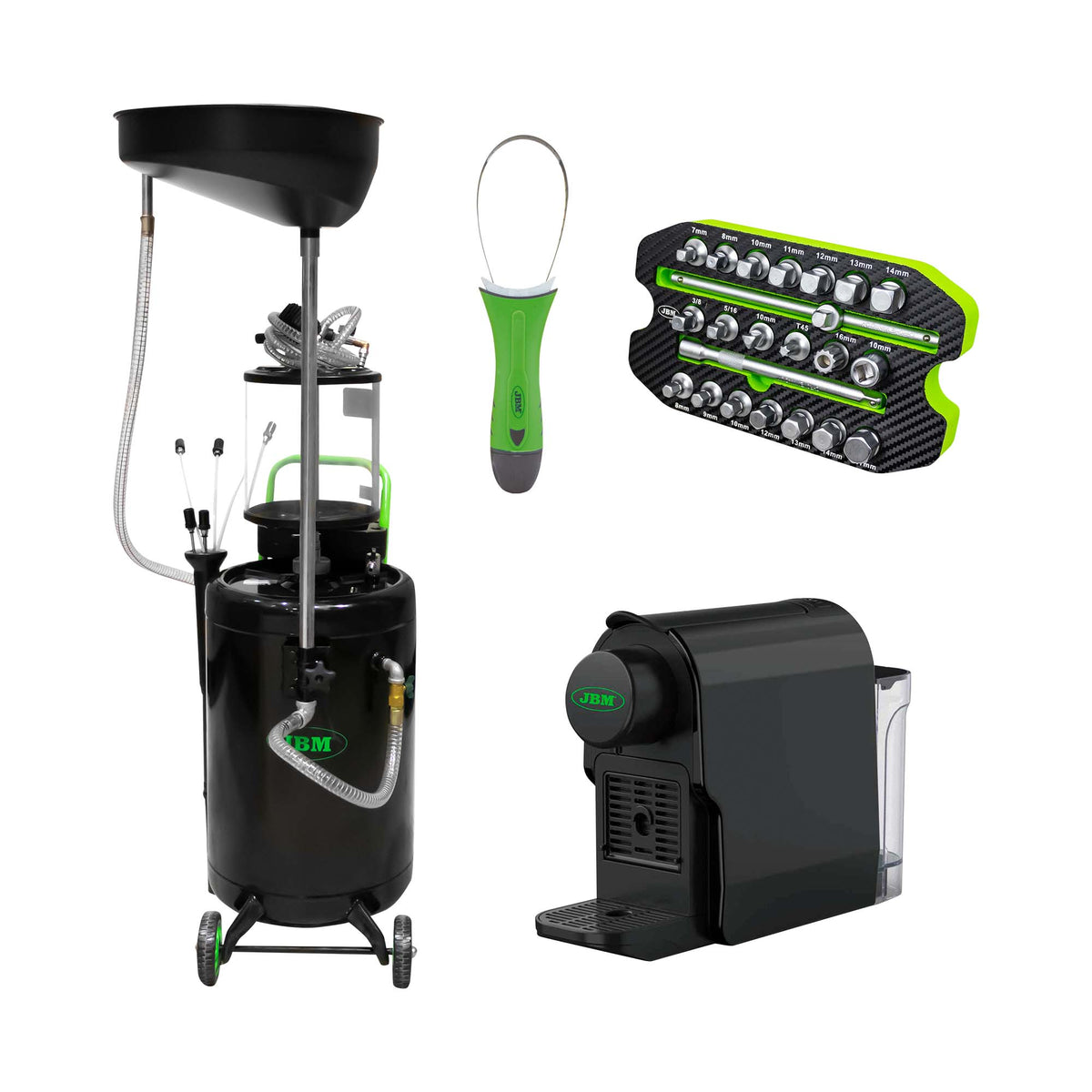 RACCOGLITORE OLIO + MODULO EVA SET DI BUSSOLE PER TAPPI CARTER 22PCS + ESTRATTORE FILTRI | SERIE429E