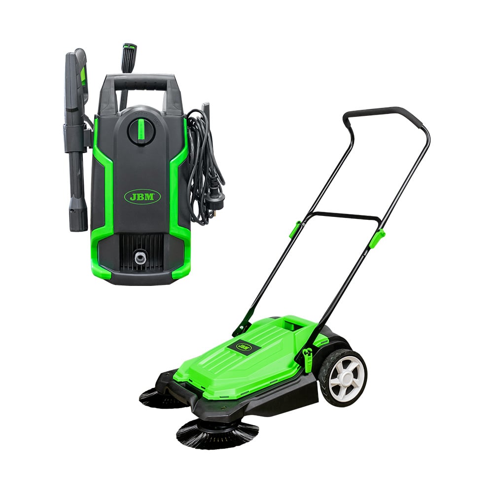 IDROPULITRICE 1400 W 53947 + SPAZZATRICE A SPINTA MANUALE 54252 | SERIE431