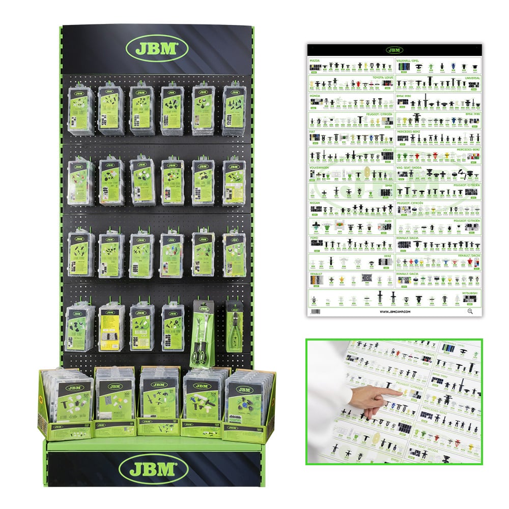 ORDINE DI IMPLEMENTAZIONE CLIPS +1 ESPOSITORE + 1 POSTER CLIPS DIMENSIONE REALE | SERIE449