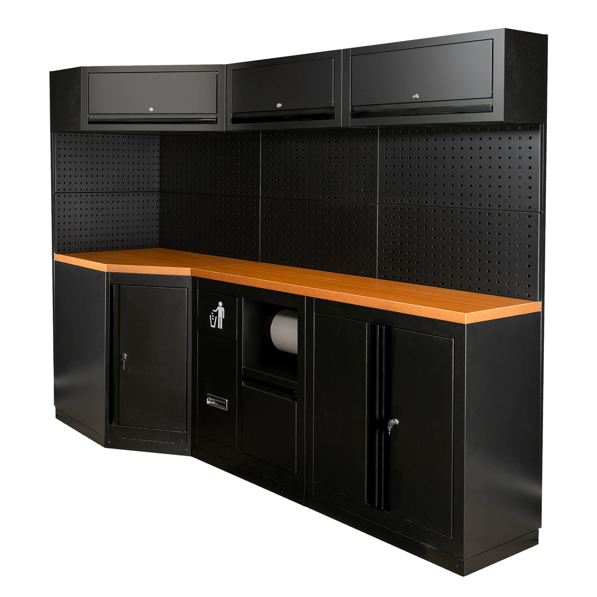SET DI MOBILI MODULARI (22PCS) - NERO | SERIE518K