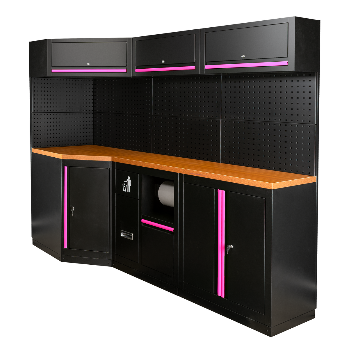 SET DI MOBILI MODULARI (22PCS) - ROSA | SERIE518P