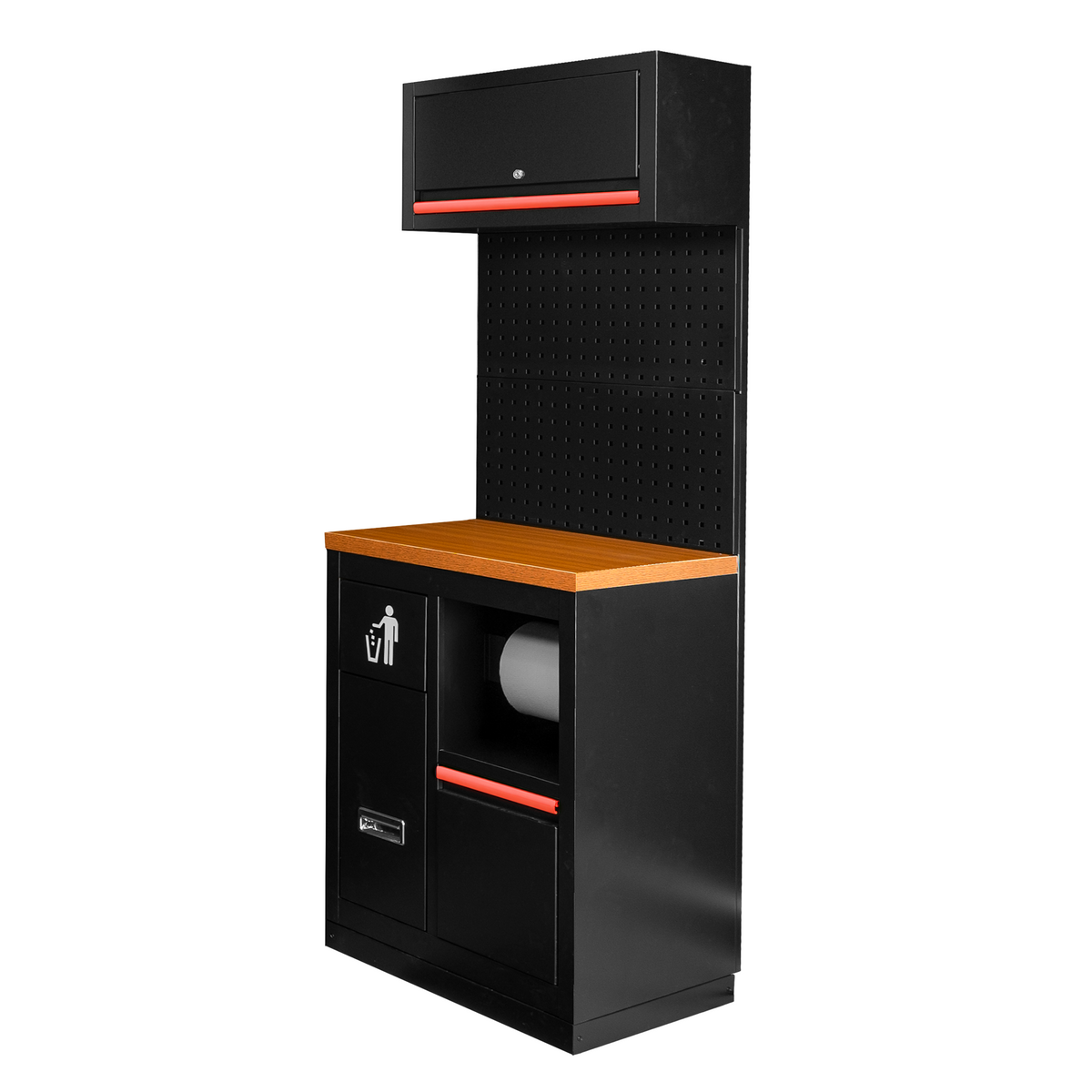 SET DI MOBILI MODULARI (7 PEZZI) - ROSSO | SERIE524R