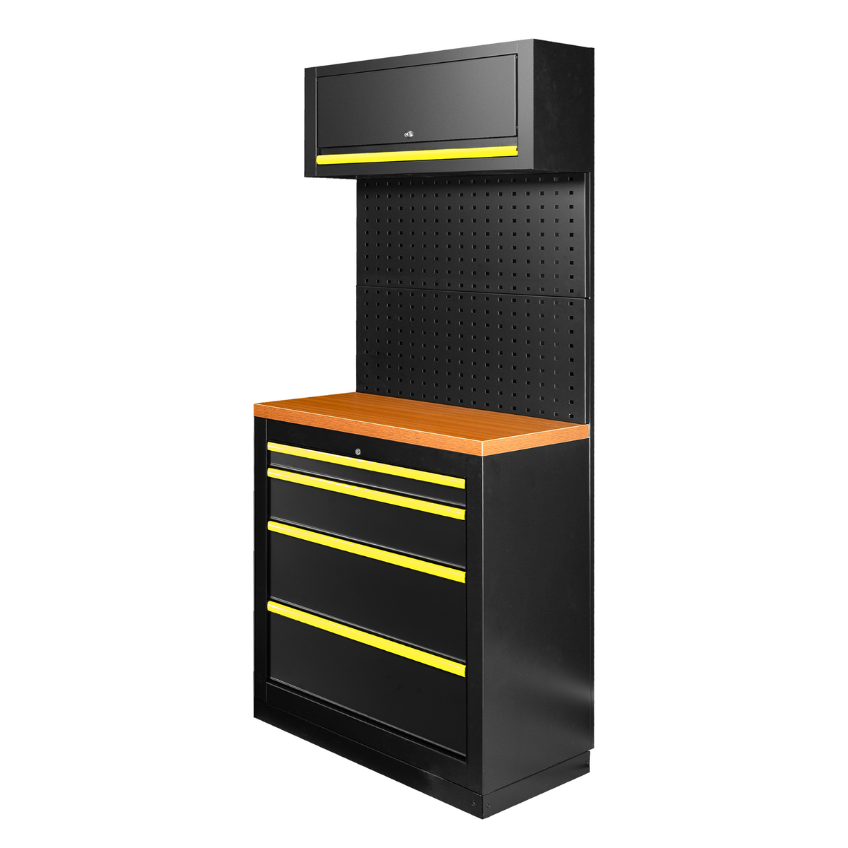 SET DI MOBILI MODULARI (7 PEZZI) - GIALLO | SERIE526Y