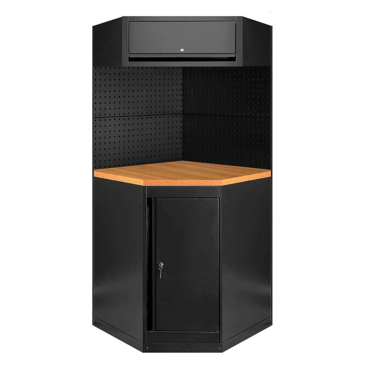 SET DI MOBILI MODULARI (11 PEZZI) - NERO | SERIE528K