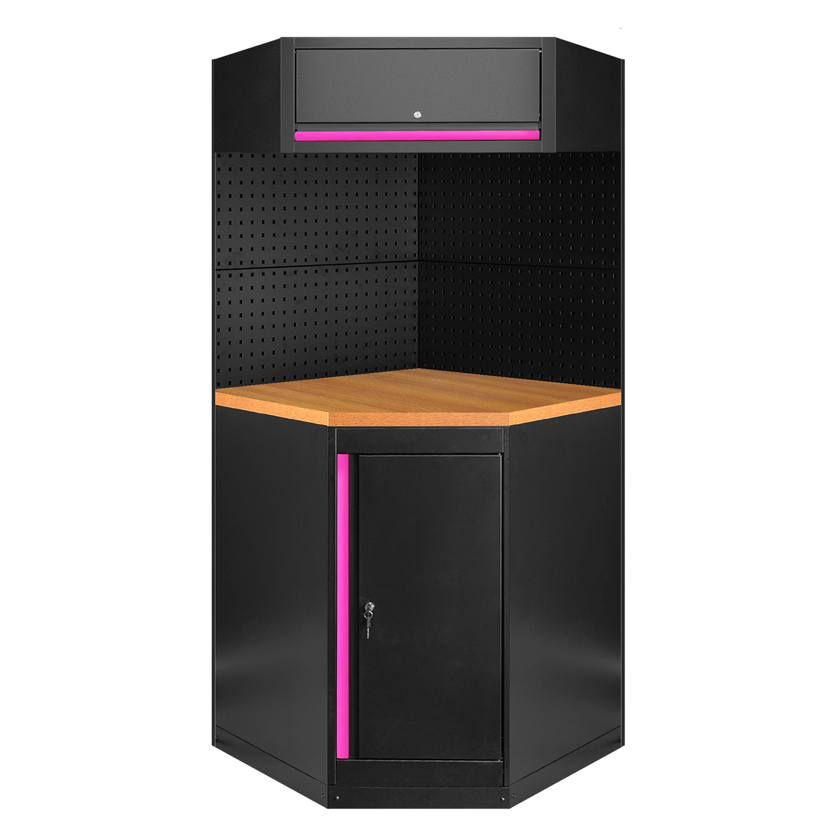 SET DI MOBILI MODULARI (11 PEZZI) - ROSA | SERIE528P