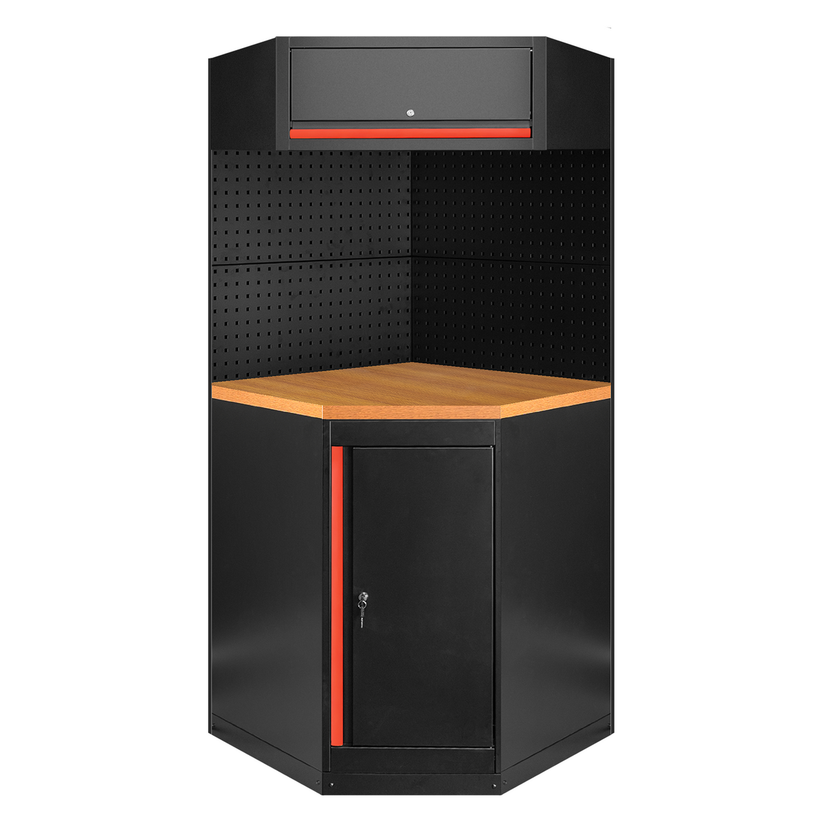 SET DI MOBILI MODULARI (11 PEZZI) - ROSSO | SERIE528R