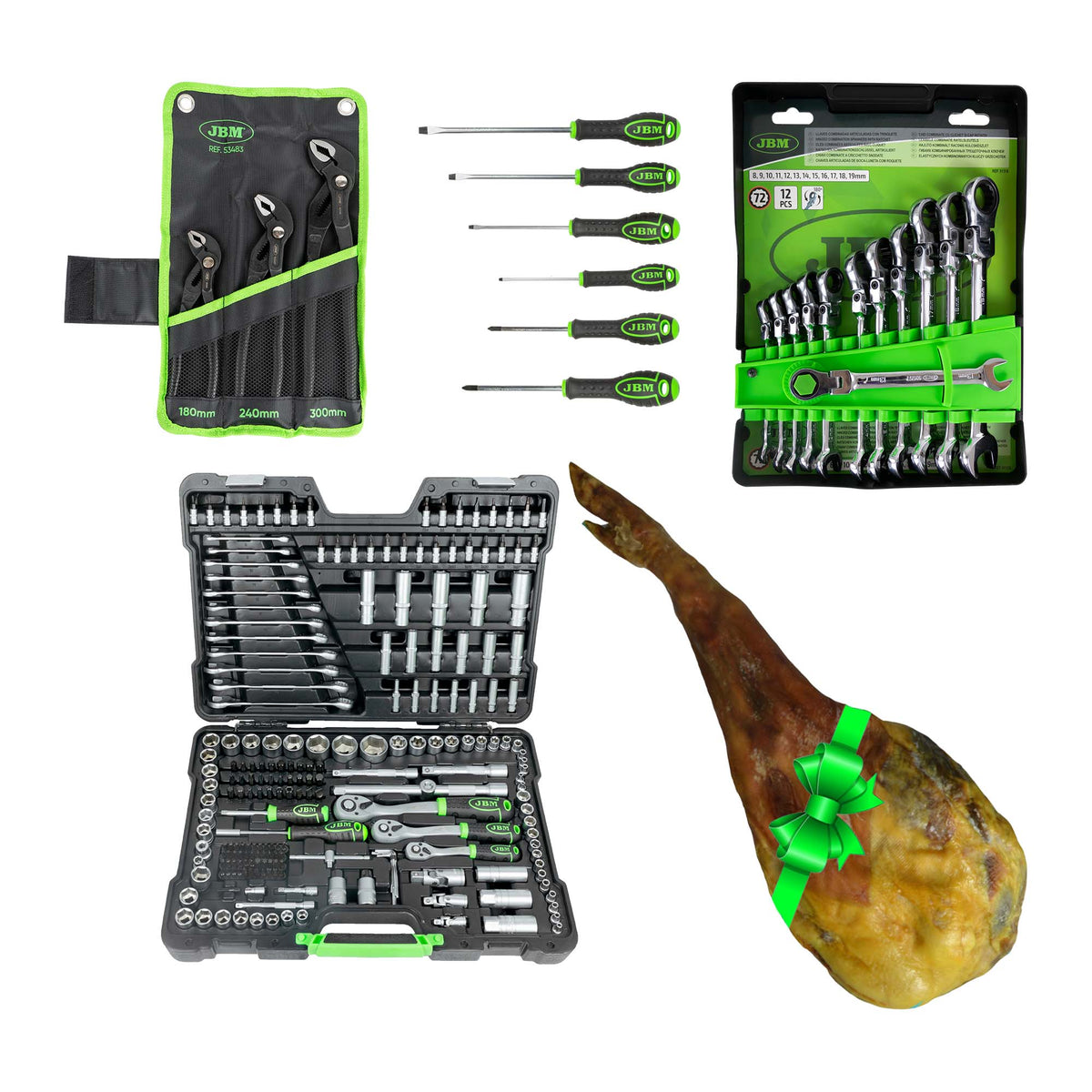 51318 SET DI 12 CHIAVI + 54045 VALIGETTA DI UTENSILI DA 216 PEZZI + 53483 SET DI 3 PINZE + 54070 | SERIE536