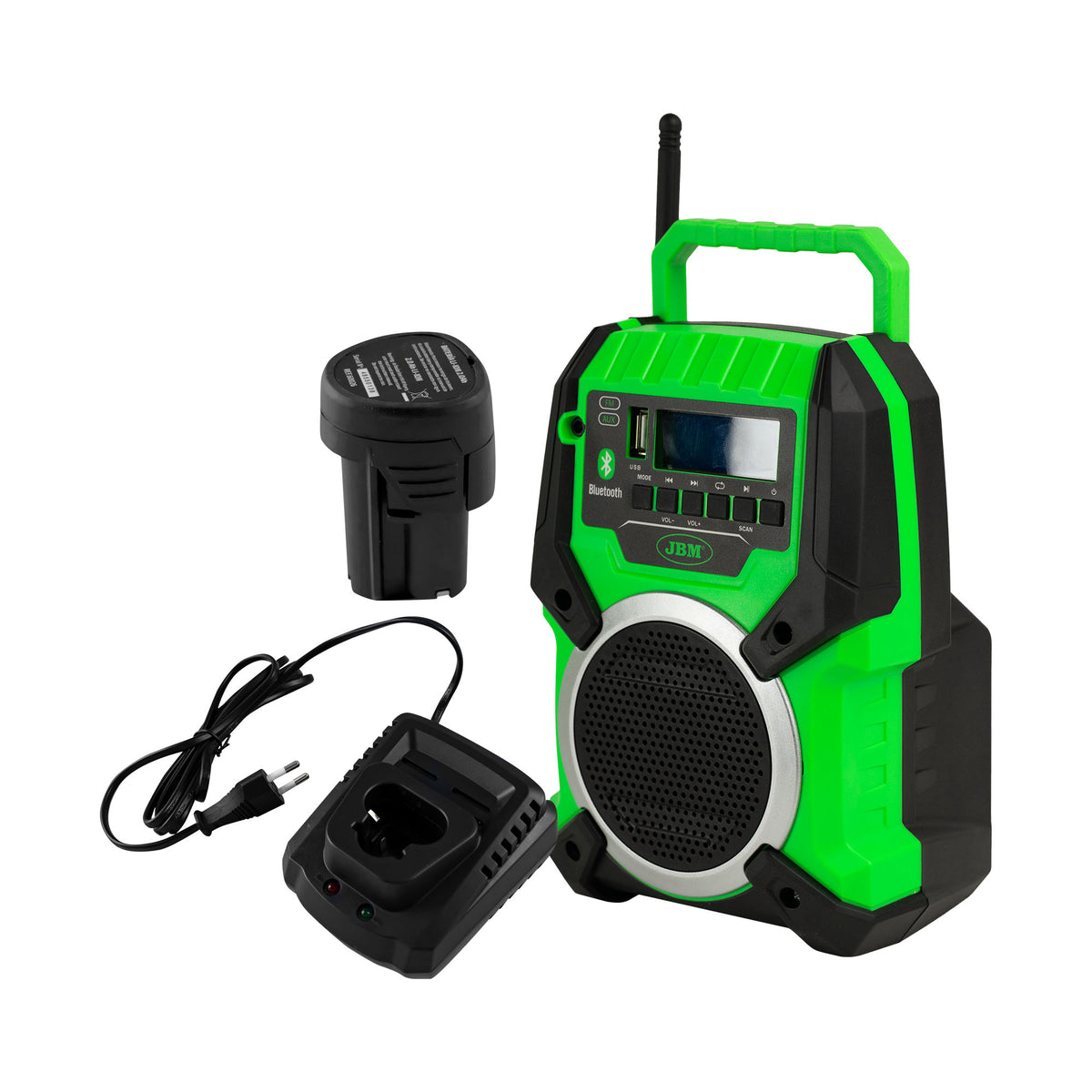60055 RADIO+ 60025 CARICABATTERIE 12 V + 60026 BATTERIA  2.0 AH | SERIE569