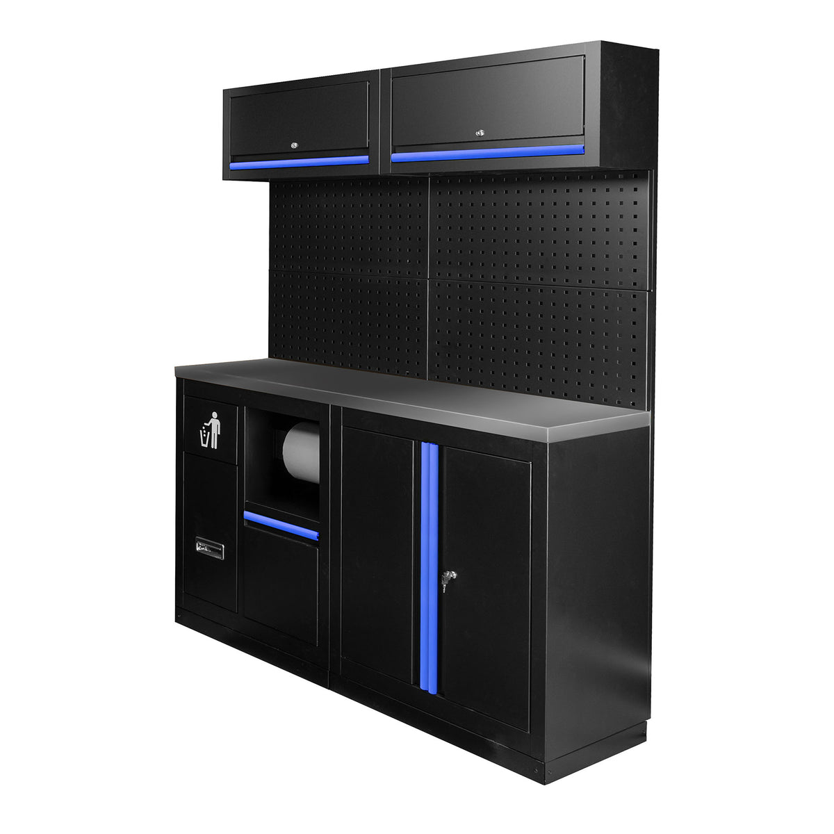 SET DI MOBILI MODULARI (12 PEZZI) - BLU | SERIE590B