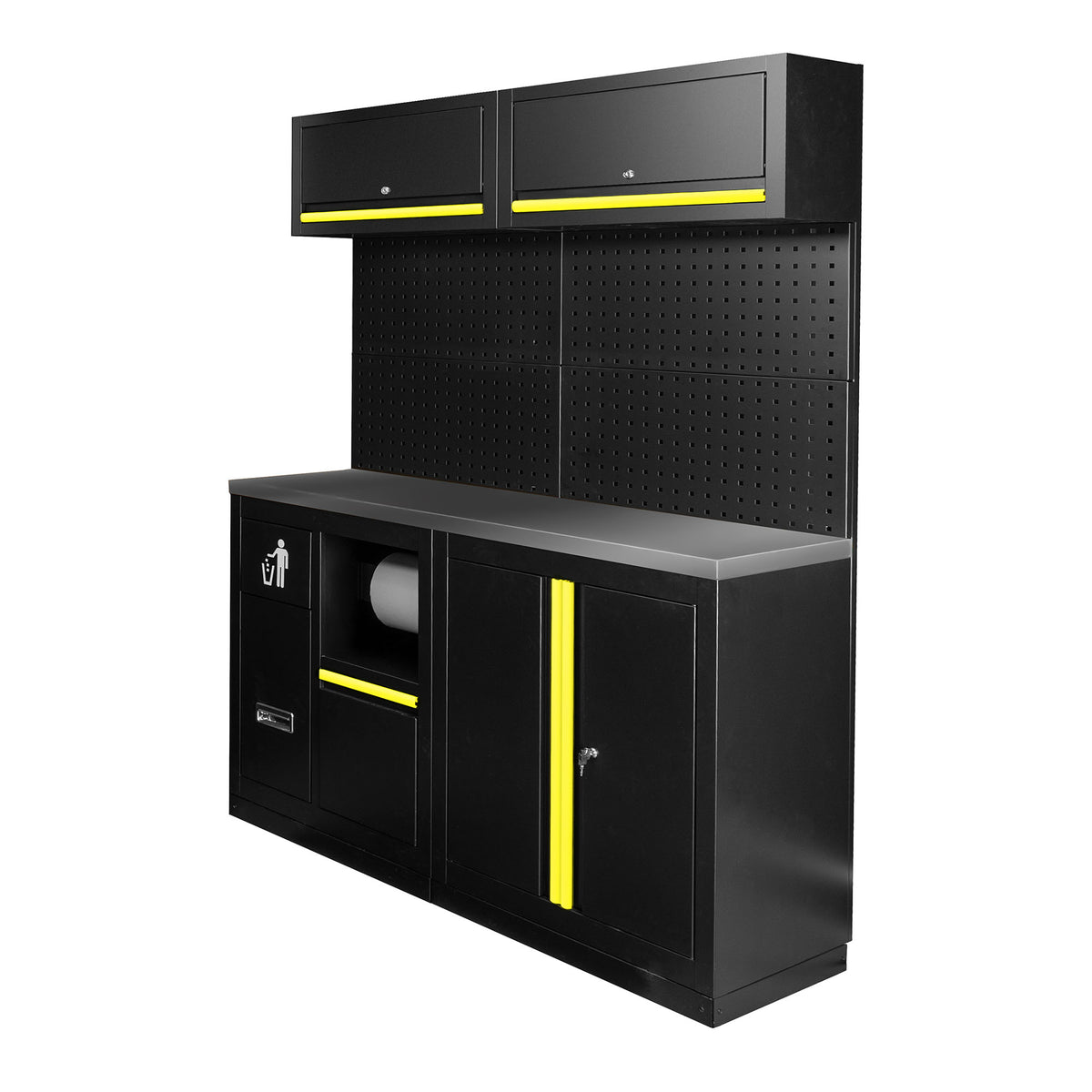 SET DI MOBILI MODULARI (12 PEZZI) - GIALLO | SERIE590Y