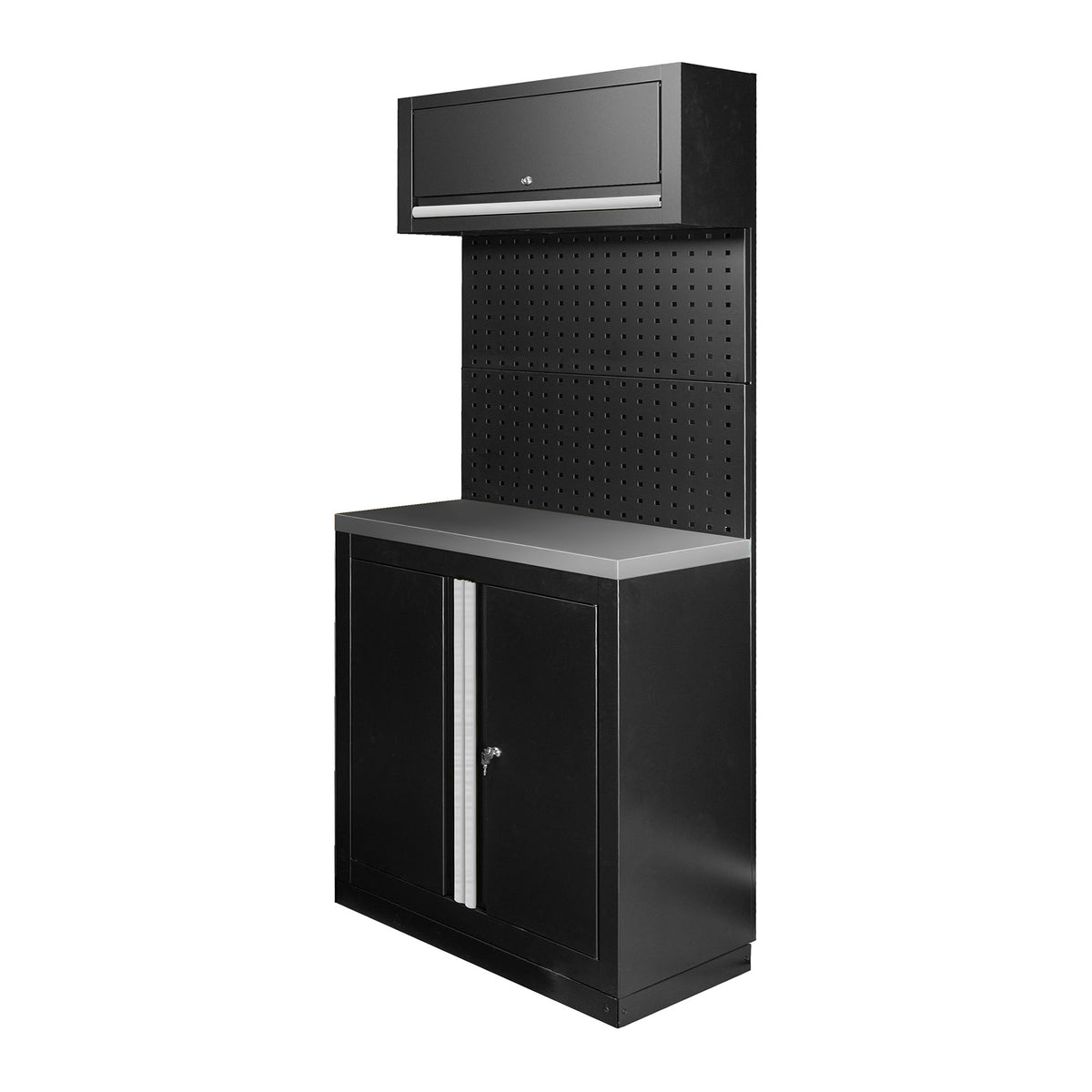 SET DI MOBILI MODULARI (7 PEZZI) - ARGENTO | SERIE592S