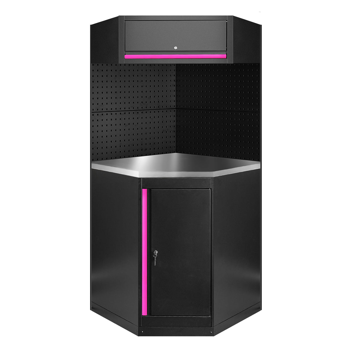 SET DI MOBILI MODULARI (11 PEZZI) - ROSA | SERIE594P