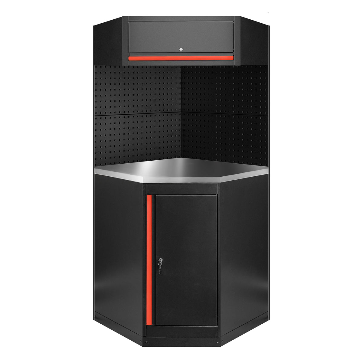 SET DI MOBILI MODULARI (11 PEZZI) - ROSSO | SERIE594R