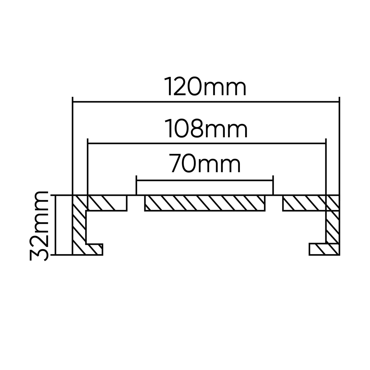 TAMPONE IN GOMMA PER PONTE SOLLEVATORE LAUNCH/TWIN BUSCH/RP 120 MM | 54364