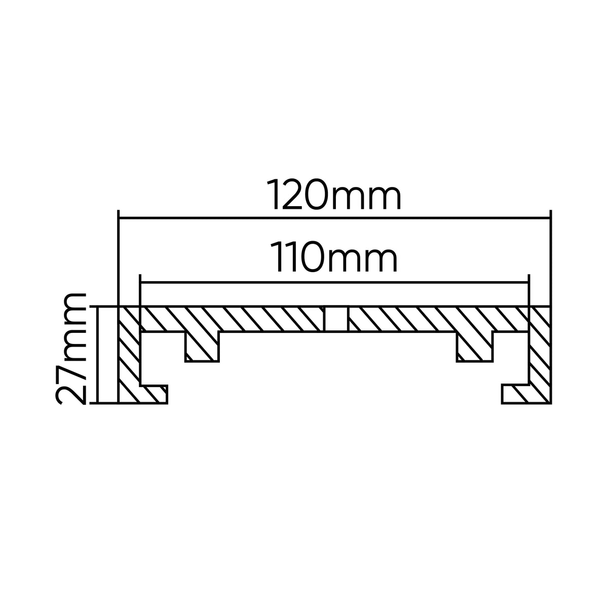 TAMPONE IN GOMMA PER PONTE SOLLEVATORE RAVAGLIOLI 120MM | 54493
