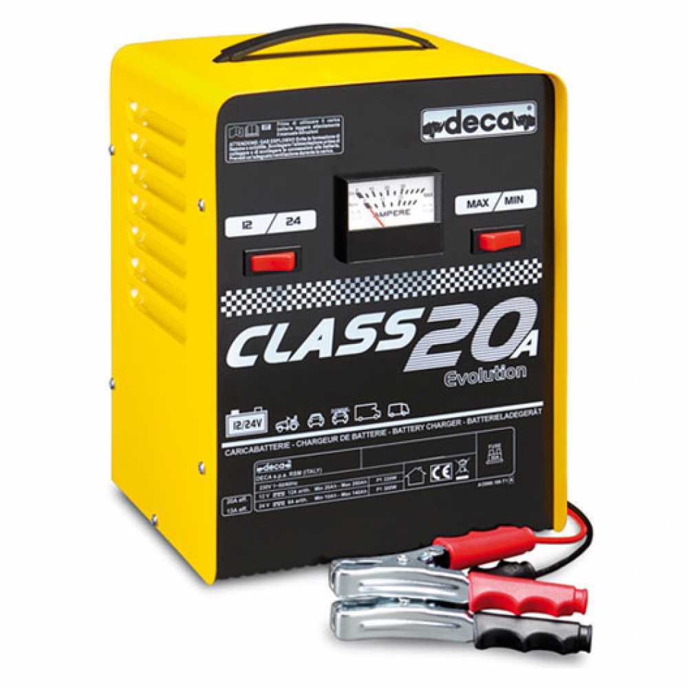 Caricabatterie elettromeccanico 12-24V Deca CLASS 20A (carica 20 A)