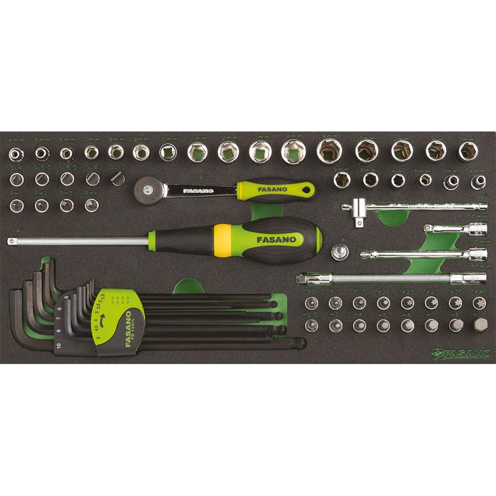 Moduli chiavi a bussola esagonali e accessori - 1/4   | FG 100/17E