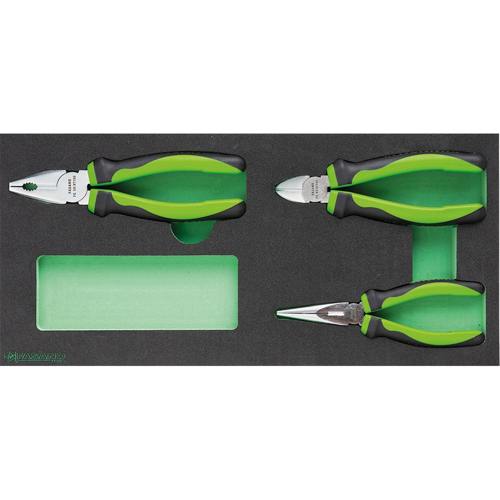 Modulo 3 pinze assortite - serie Industrial | FG 100/39XT