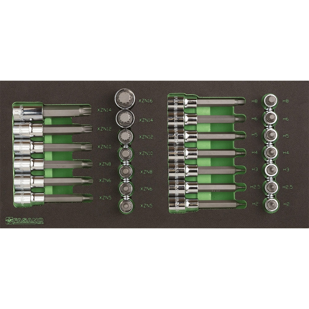 Modulo inserti a bussola esagonali e XZN - 1/2   | FG 100/81F