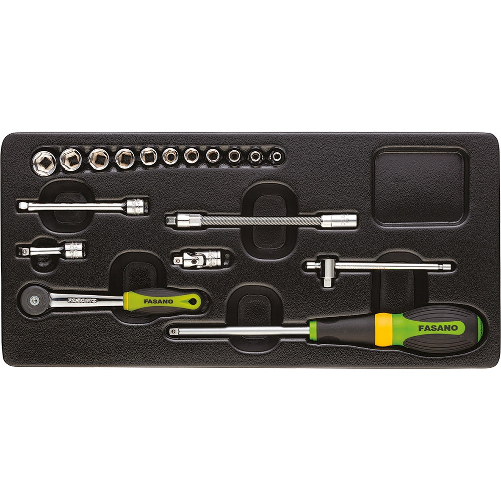 Modulo chiavi a bussola poligonali e accessori - 1/4   | FG 102/17