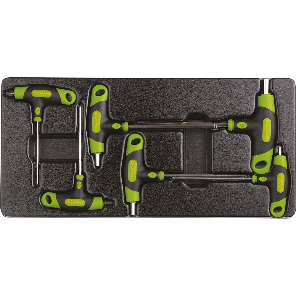 Modulo chiavi maschio esagonali con impugatura | FG 102/50F