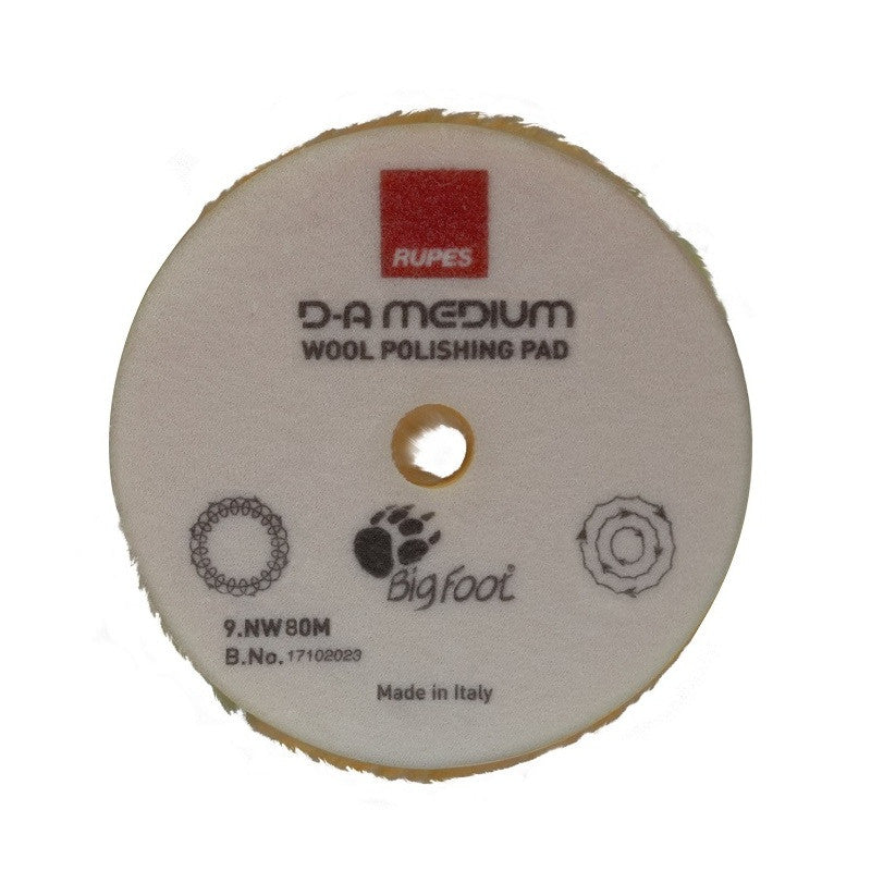 9.NW80M Tampone di Lucidatura in Lana D-A MEDIUM